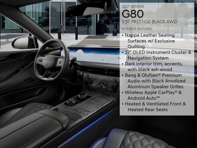 2027 Genesis G80 3.5T PRESTIGE BLA