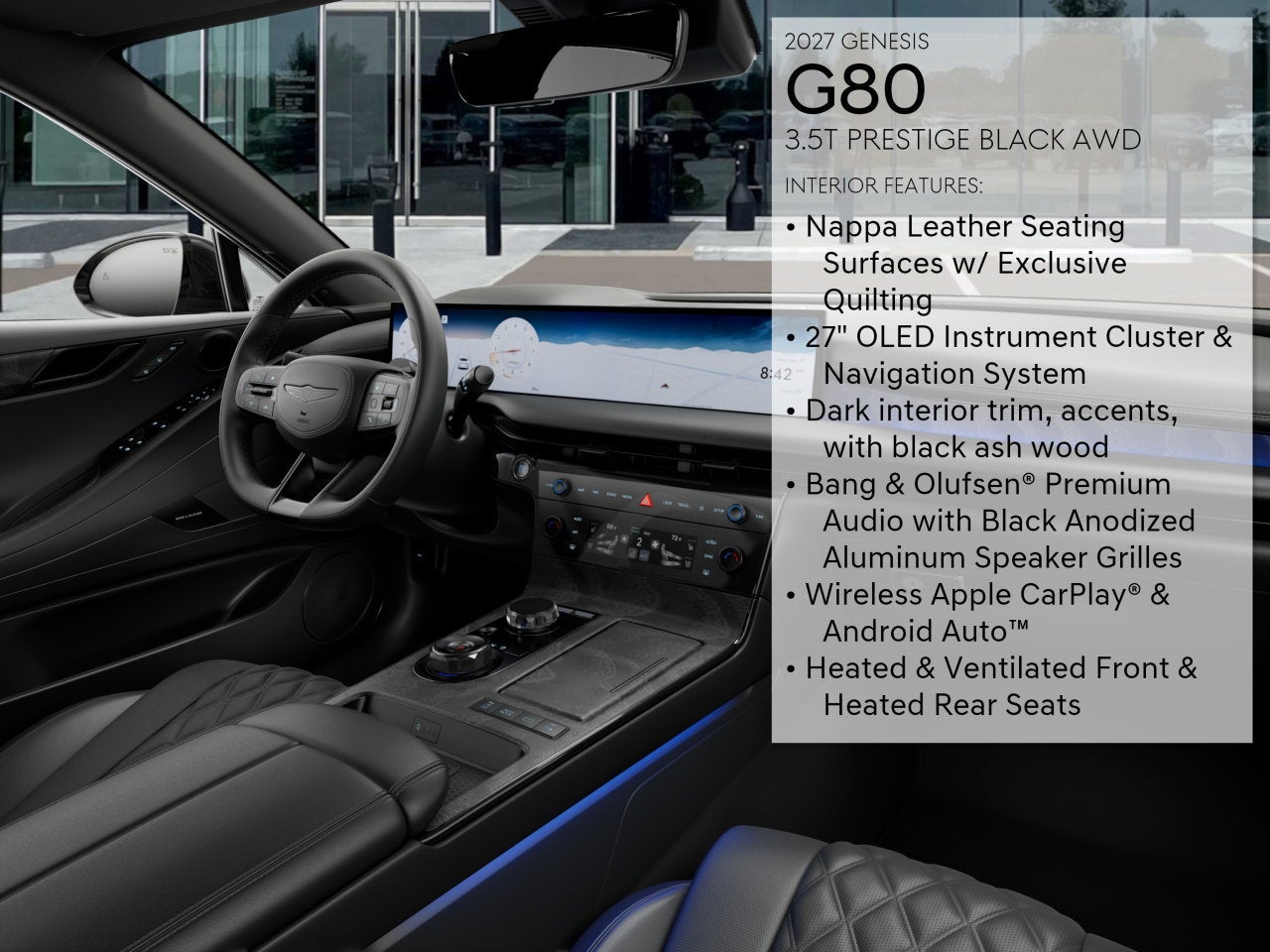 2027 Genesis G80 3.5T PRESTIGE BLA