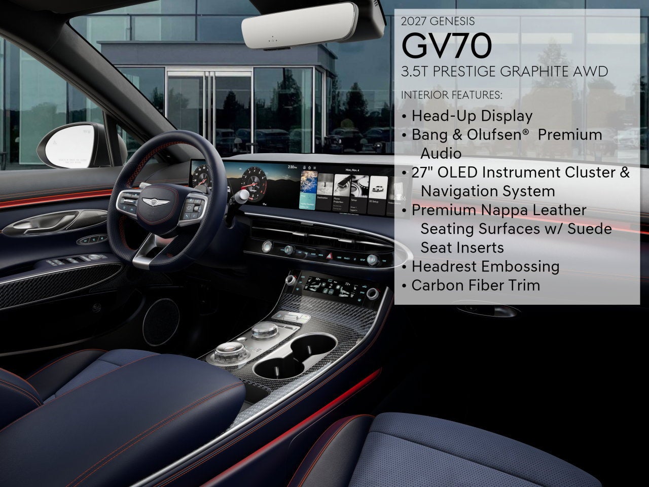 2027 Genesis GV70 3.5T PRESTIGE GRA