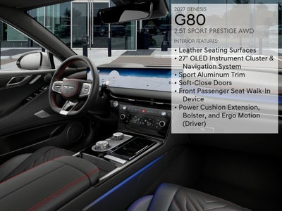 2027 Genesis G80 2.5T SPORT PRESTIGE
