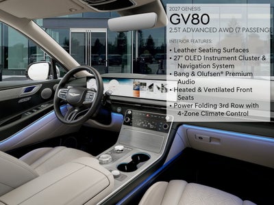 2027 Genesis GV80 2.5T Advanced
