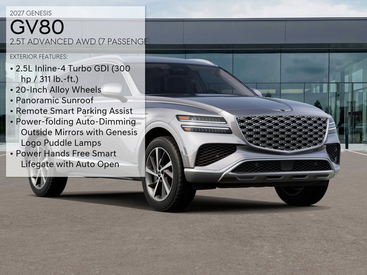 2027 Genesis GV80 2.5T Advanced