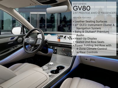2027 Genesis GV80 2.5T PRESTIGE