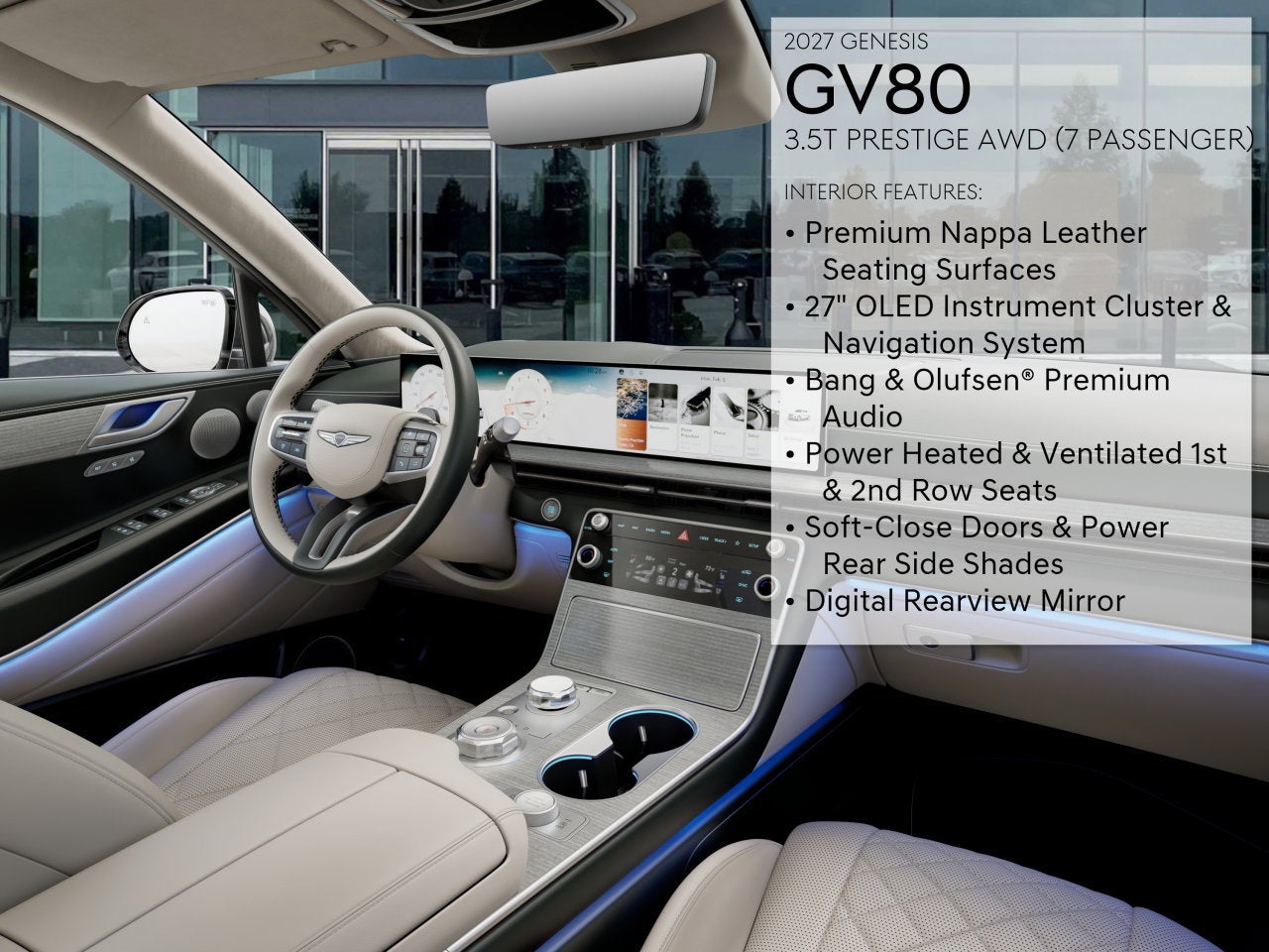2027 Genesis GV80 3.5T PRESTIGE