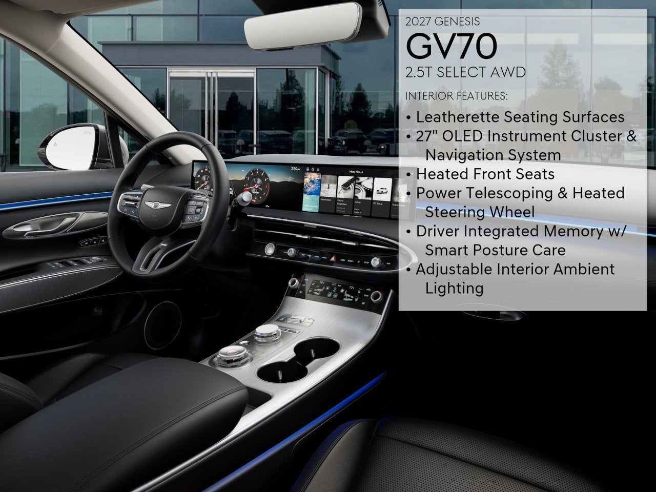 2027 Genesis GV70 2.5T SELECT