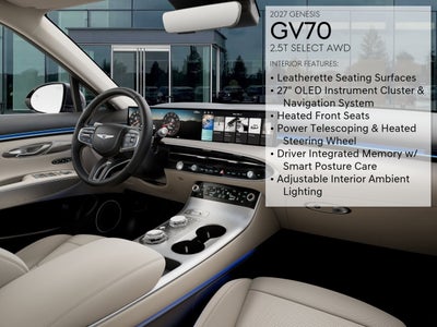 2027 Genesis GV70 2.5T SELECT