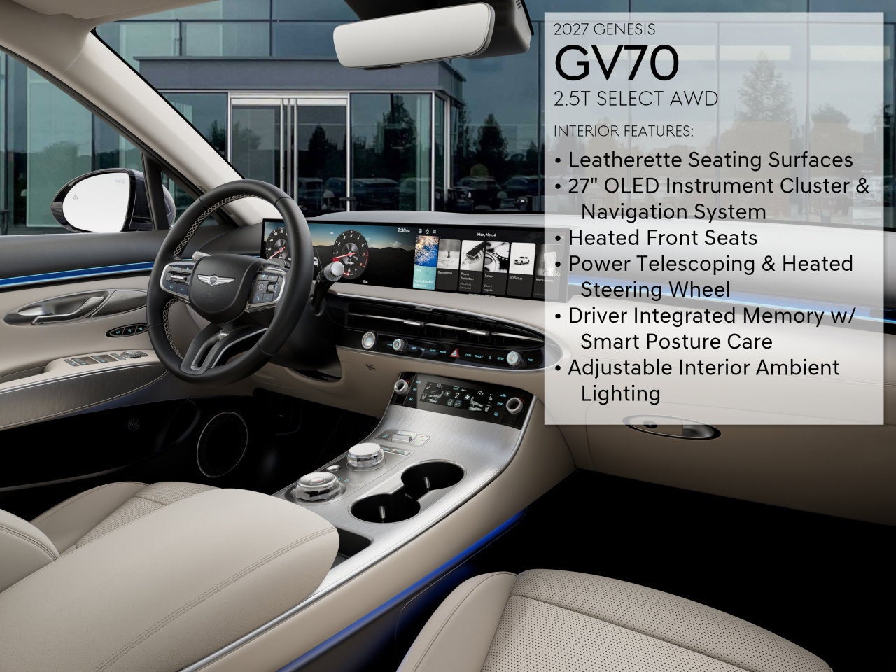 2027 Genesis GV70 2.5T SELECT