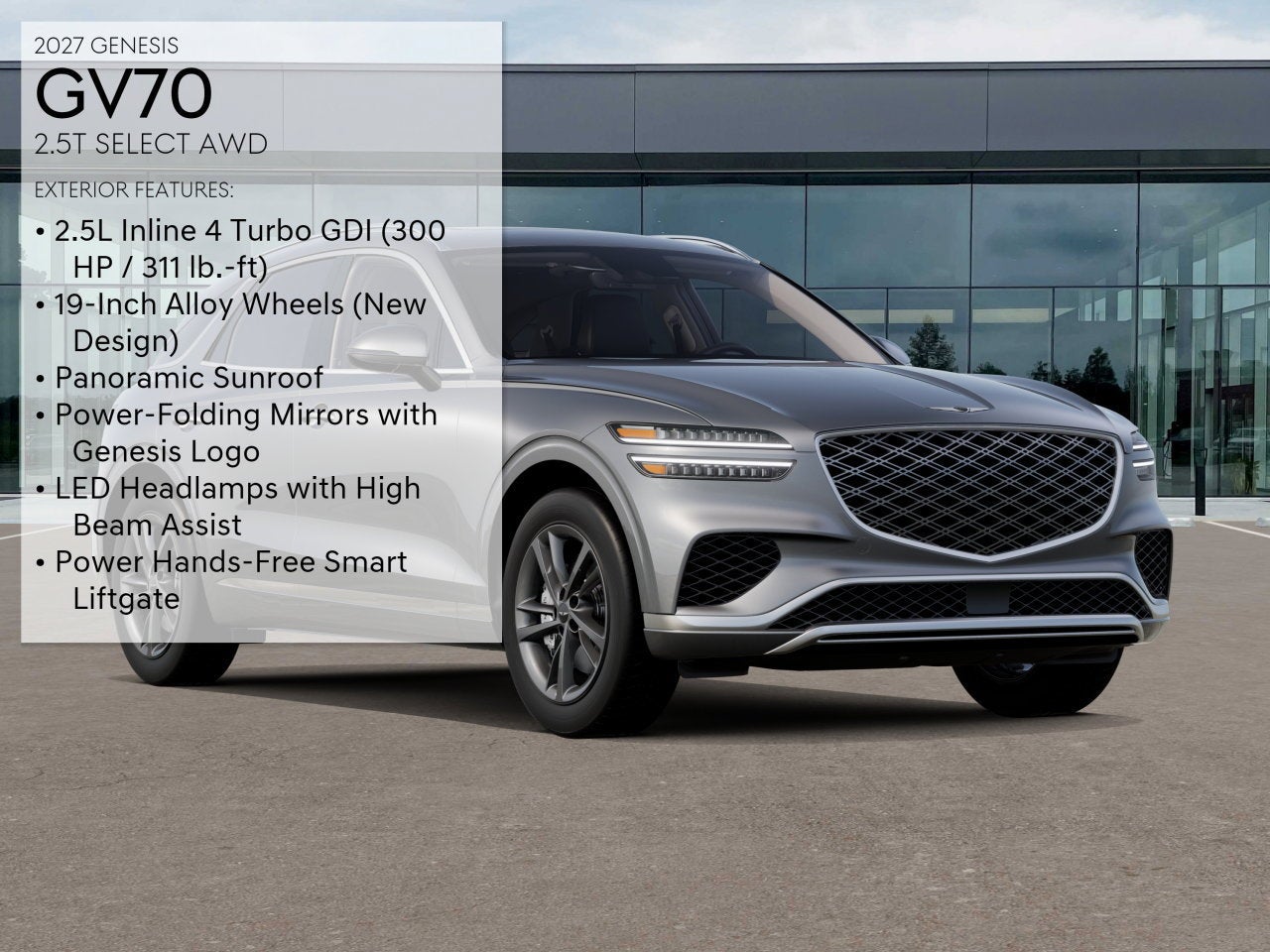 2027 Genesis GV70 2.5T Select
