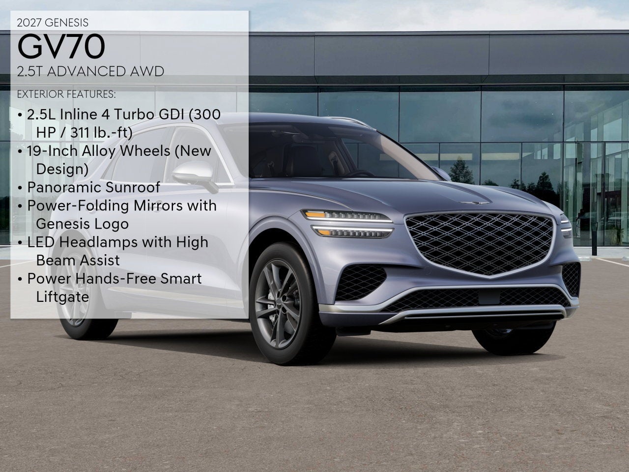 2027 Genesis GV70 2.5T Advanced