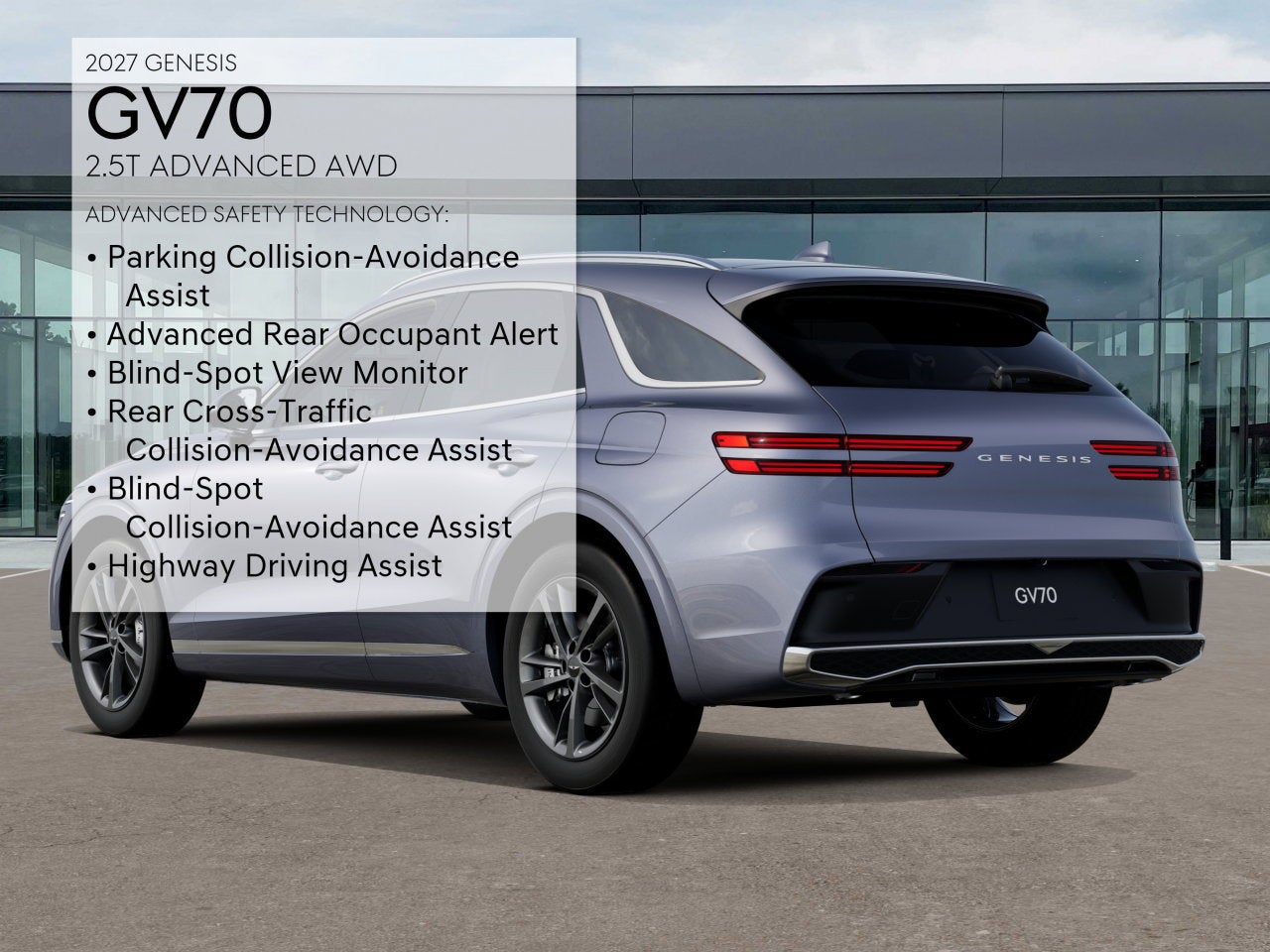 2027 Genesis GV70 2.5T Advanced