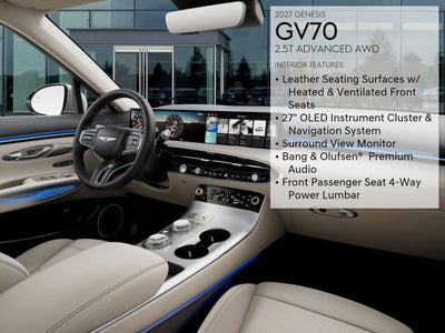 2027 Genesis GV70 2.5T ADVANCED