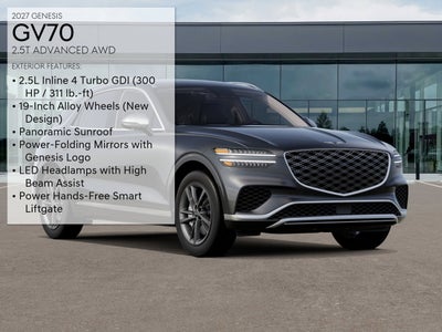 2027 Genesis GV70 2.5T Advanced