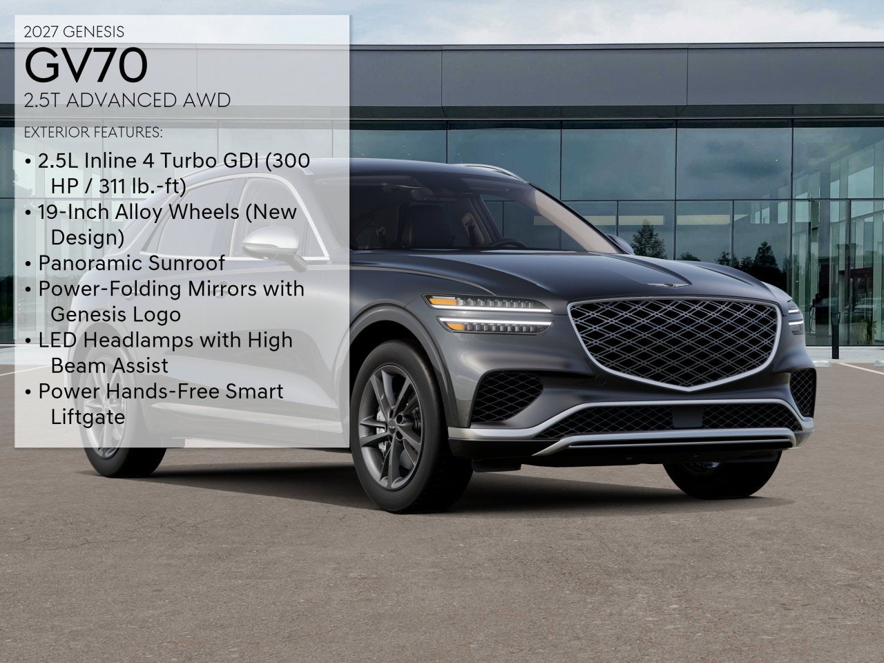 2027 Genesis GV70 2.5T Advanced