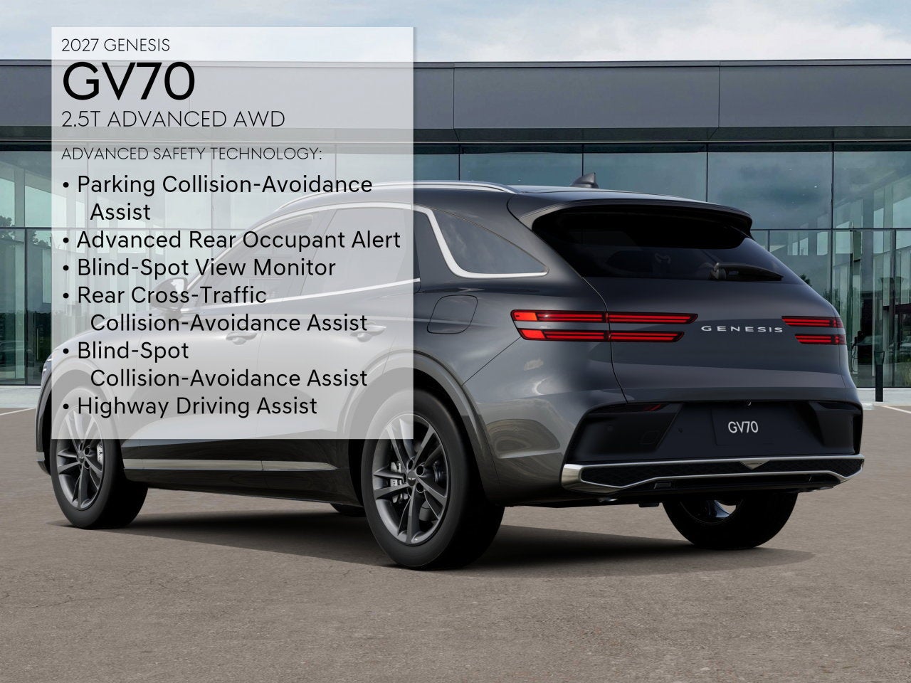2027 Genesis GV70 2.5T Advanced