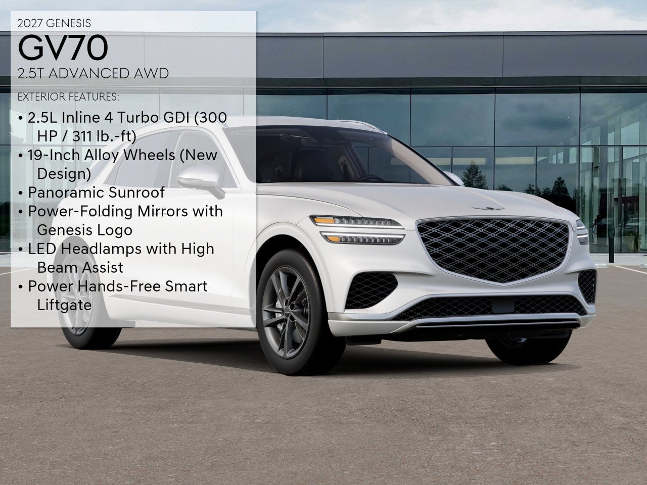 2027 Genesis GV70 2.5T Advanced