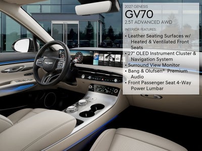 2027 Genesis GV70 2.5T ADVANCED