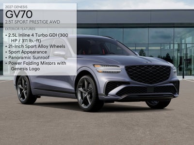 2027 Genesis GV70 2.5T Sport Prestige