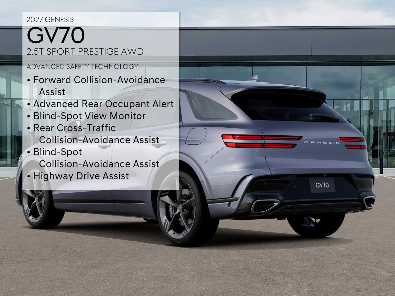 2027 Genesis GV70 2.5T Sport Prestige