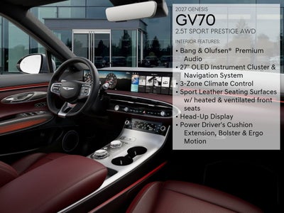 2027 Genesis GV70 2.5T SPORT PRESTIGE