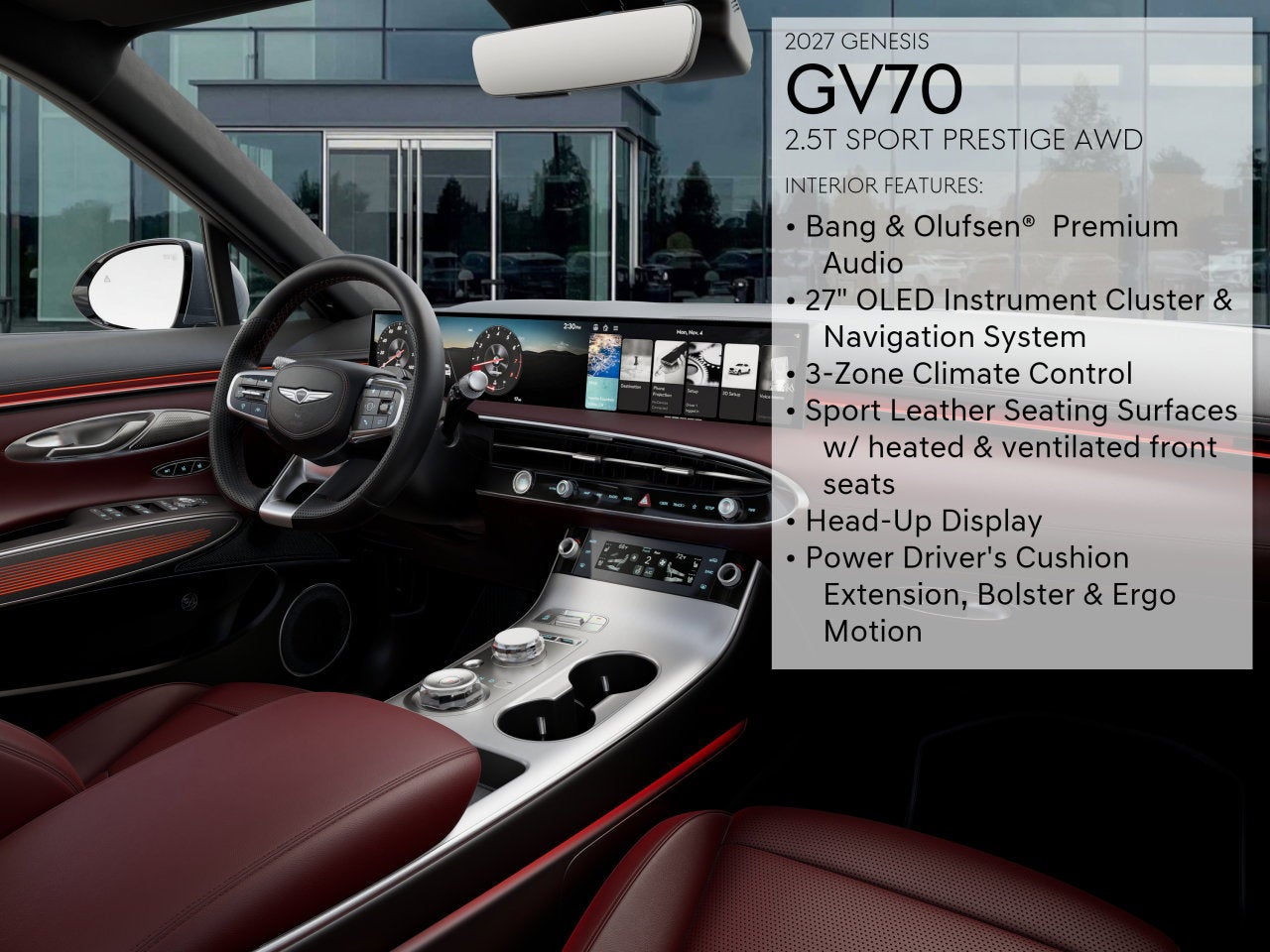 2027 Genesis GV70 2.5T SPORT PRESTIGE