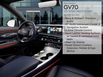 2027 Genesis GV70 2.5T SPORT PRESTIGE