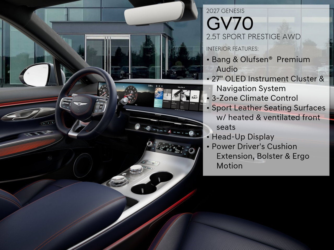 2027 Genesis GV70 2.5T SPORT PRESTIGE