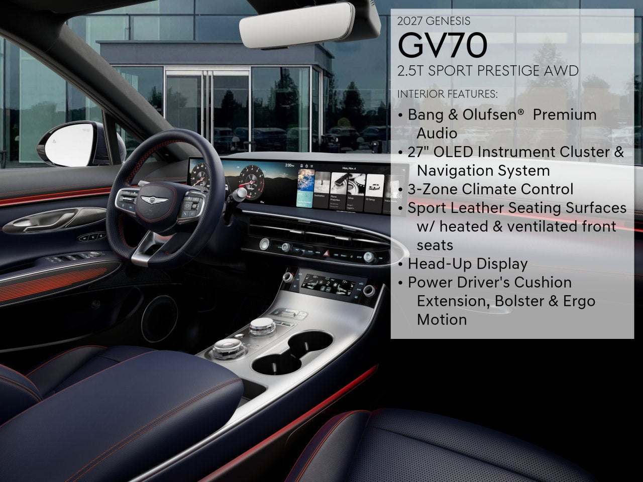 2027 Genesis GV70 2.5T SPORT PRESTIGE