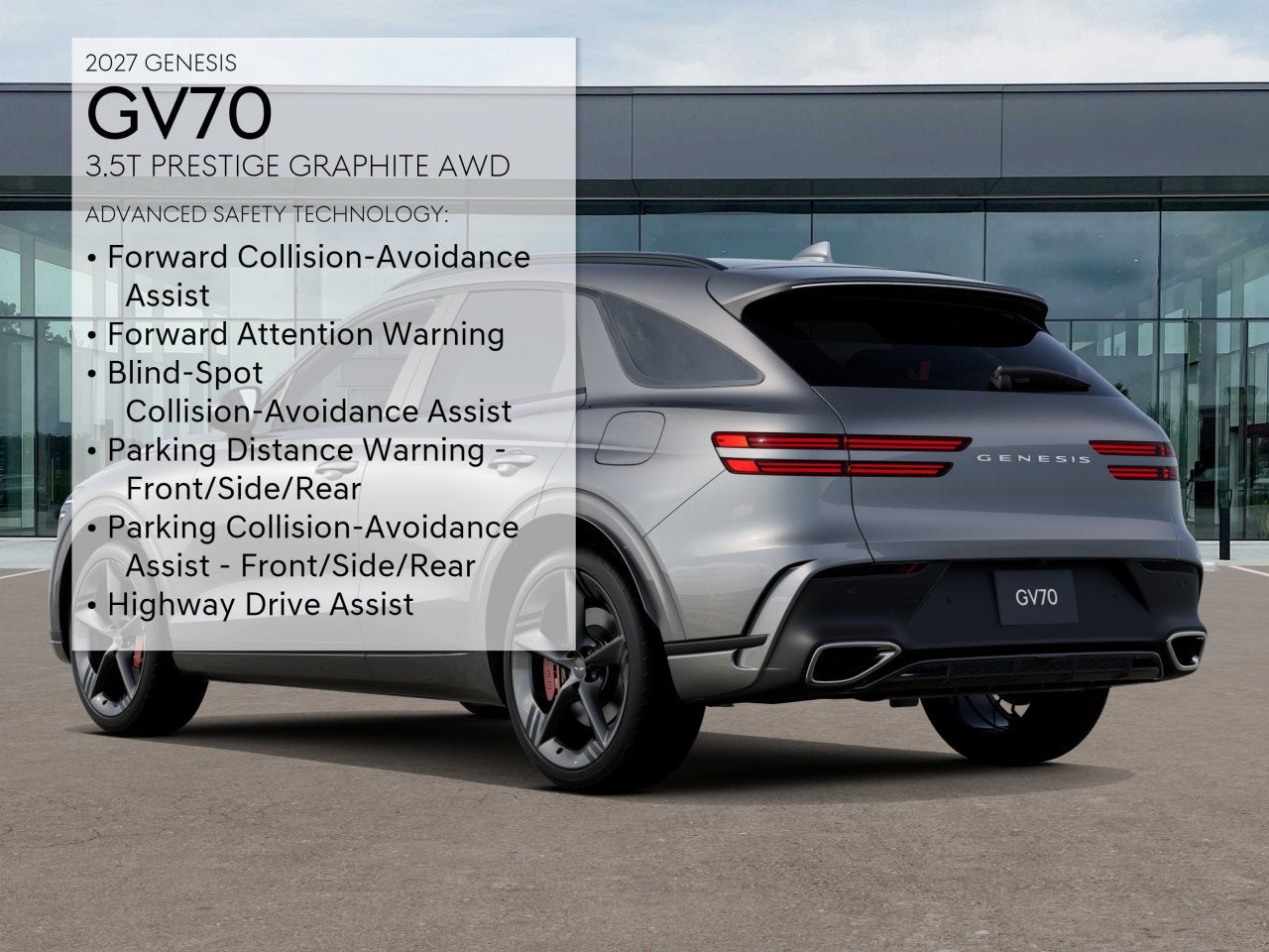 2027 Genesis GV70 3.5T Prestige Graphite
