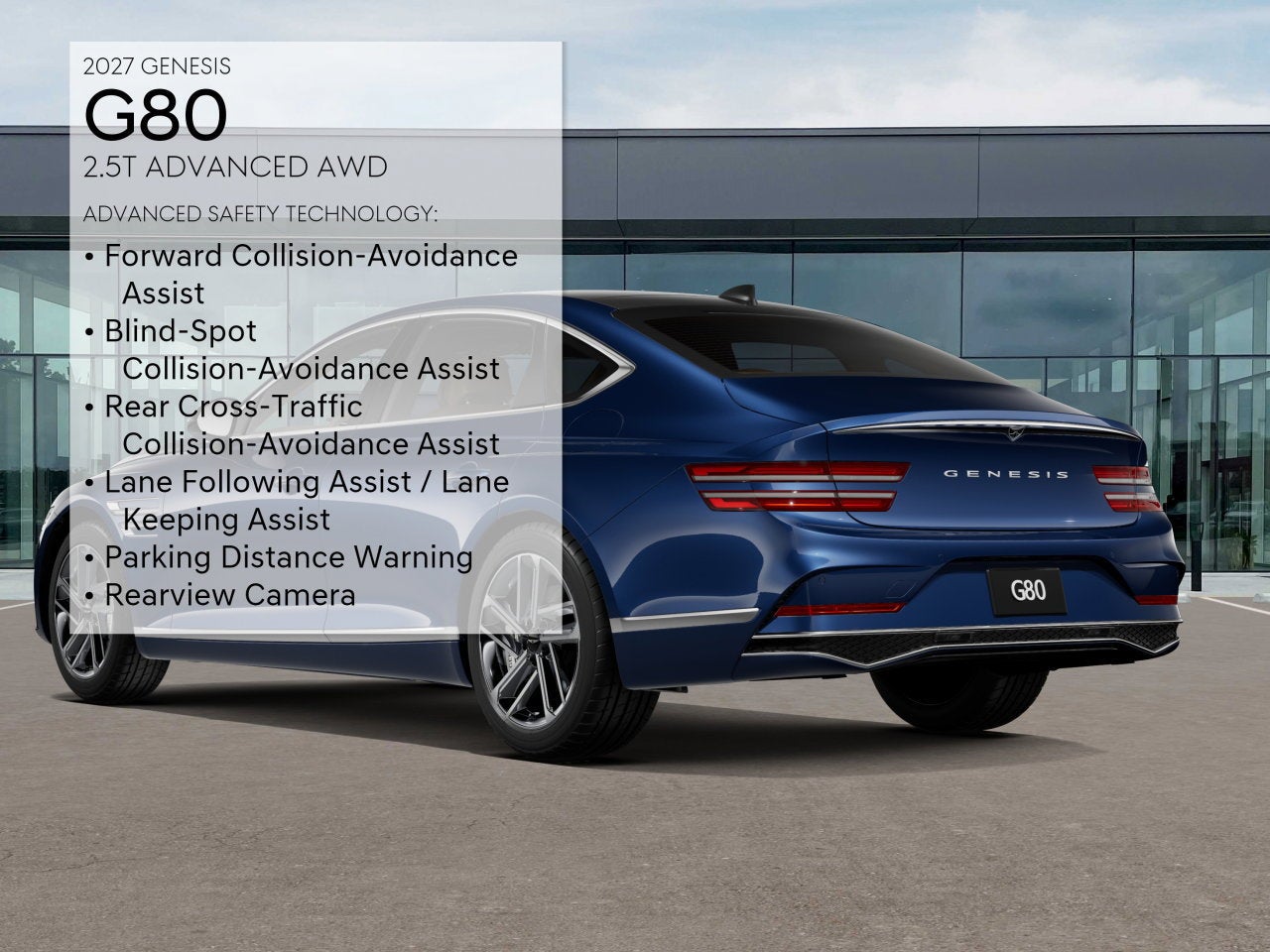 2027 Genesis G80 2.5T ADVANCED