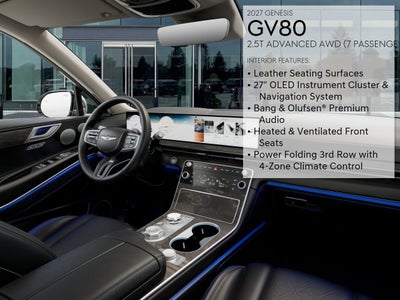2027 Genesis GV80 2.5T ADVANCED