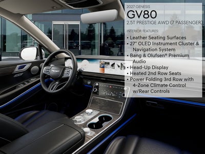 2027 Genesis GV80 2.5T PRESTIGE
