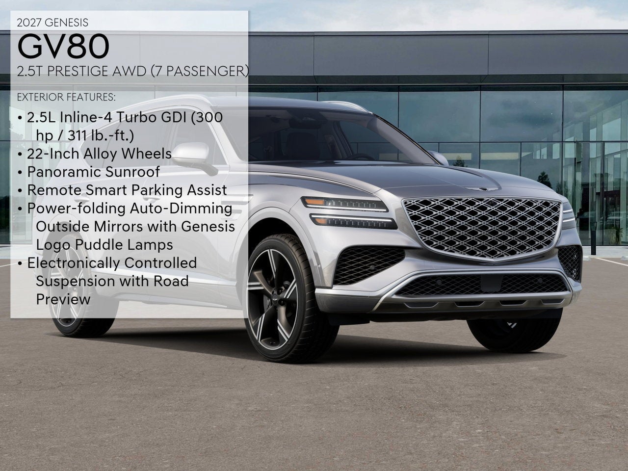 2027 Genesis GV80 2.5T PRESTIGE
