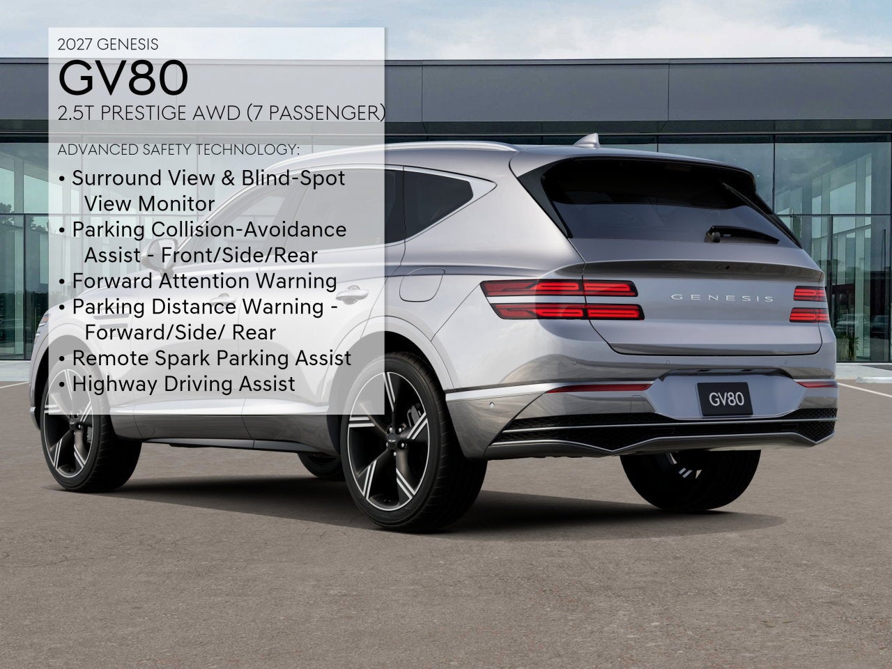 2027 Genesis GV80 2.5T PRESTIGE