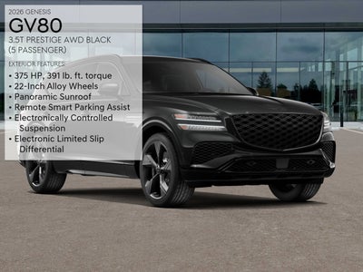 2026 Genesis GV80 2.5T PRESTIGE BLACK