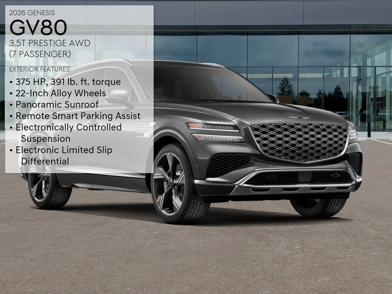 2026 Genesis GV80 3.5T PRESTIGE