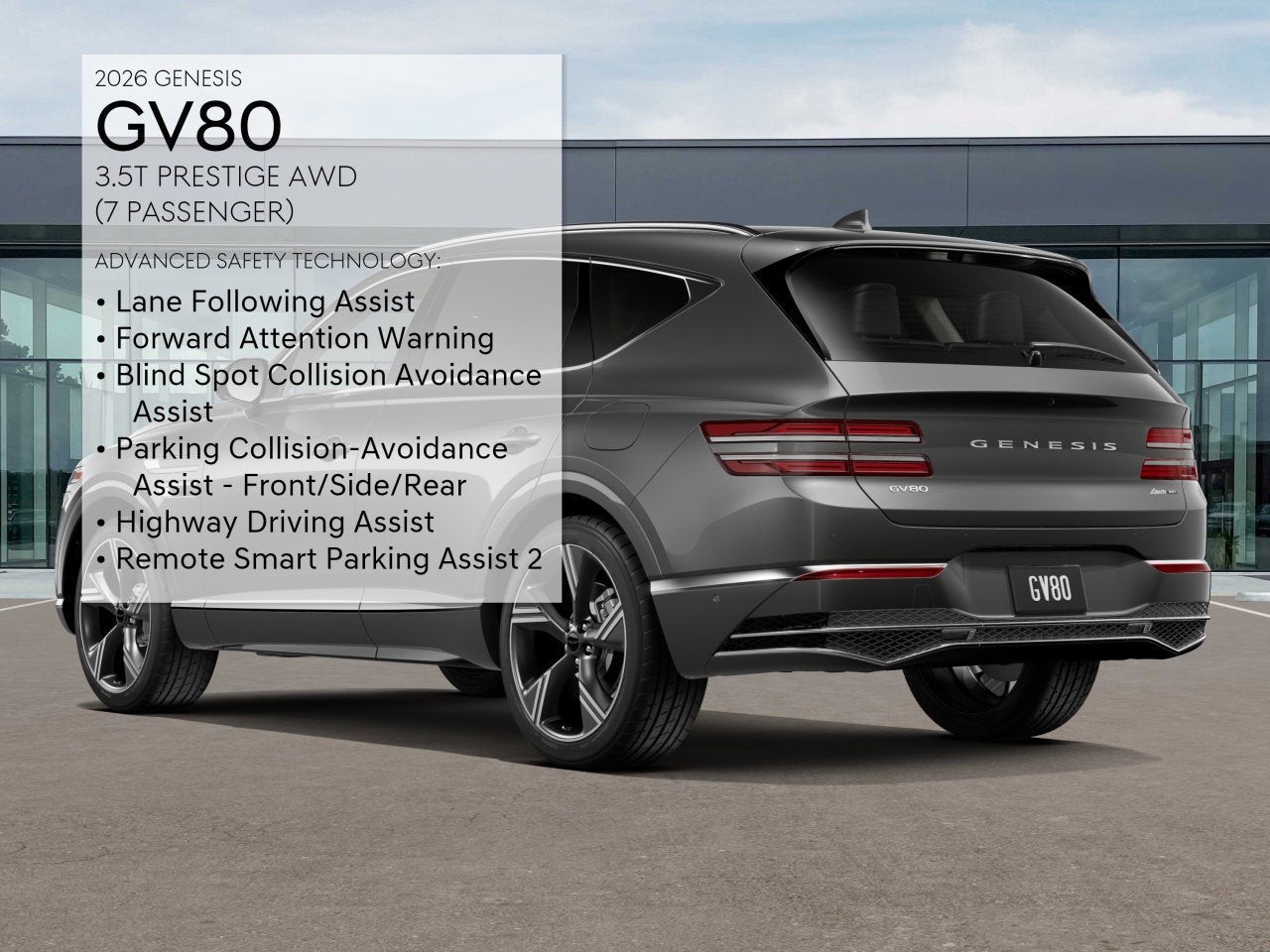 2026 Genesis GV80 3.5T PRESTIGE