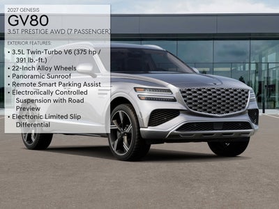 2027 Genesis GV80 3.5T PRESTIGE