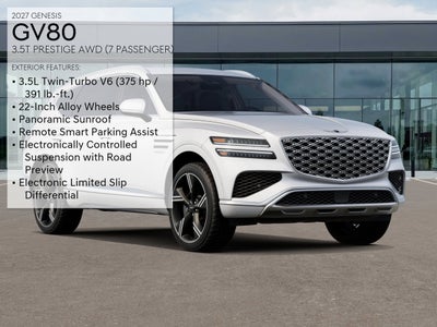 2027 Genesis GV80 3.5T PRESTIGE