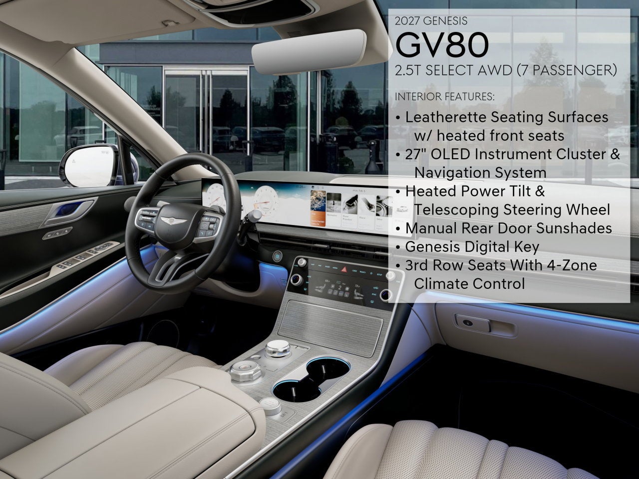 2027 Genesis GV80 2.5T SELECT