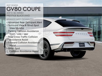 2027 Genesis GV80 Coupe 3.5T E-SC MHEV BLACK
