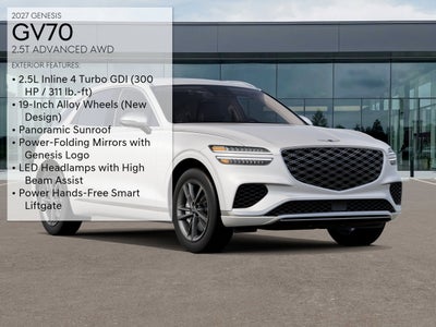 2027 Genesis GV70 2.5T ADVANCED