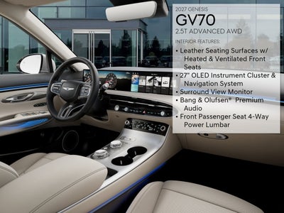 2027 Genesis GV70 2.5T ADVANCED